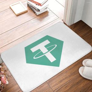 Carpets Tether1 Doormat Rug Carpet Mat Footpad Bath Anti-slip Entrance Kitchen Bedroom Durable Washable