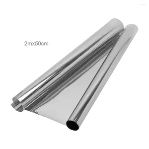 Window Stickers 50cm X 200cm Mirror Film Glass Insulate Privacy Reflective Solar UV Brand Durable High Quality