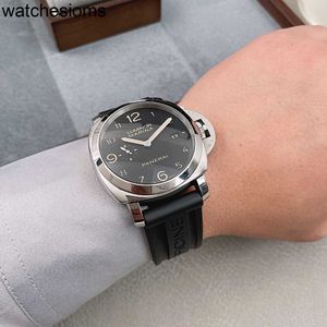 パンラスファッション腕時計を見る贅沢1950シリーズPrecision Steel Automical Mencal Men'sPAM00359防水デザイナーステンレス