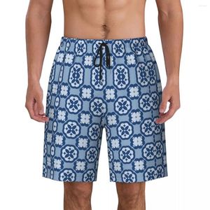 Men's Shorts Abstract Flower Print K-Kates Board Summer Luxury S-Spades Sport Beach Short Male Breathable Retro Plus Size Trunks