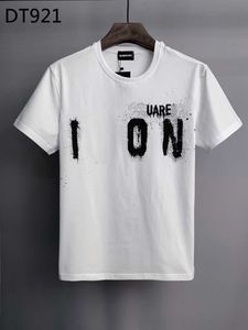 Yüksek D S Q Fantom Kaplumbağa Erkek Tişörtleri 2024 Yeni Erkek Tasarımcı Tişört İtalya Moda Tshirts Yaz T-Shirt Erkek Yumuşak ve Rahat% 100 Pamuk Üstleri DT921 Kalite