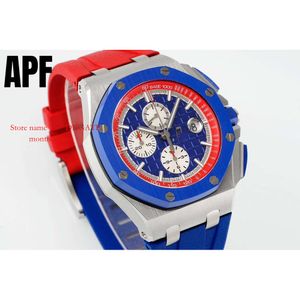 Time APS Automatisk Superclone 44mm The 26400 Designers Mechanical Chronograph Series Men's Titanium Movement Factory Watch Steel 895 Montredeluxe