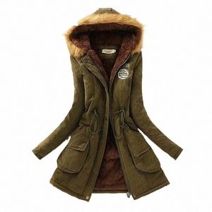 Kvinnors trend Fi -kläder billiga Autumn Winter LG Kvinnliga puffer fodrade ner jacka parkor överrockrock 2022 Outwear Women i0km#