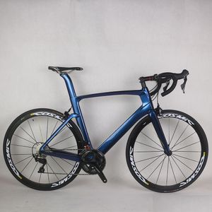 Rowery Najnowsze 22-biegowe obręczy Aero Road Kompletny rower TT-X32 R7000 GroupSet i aluminiowe koła mogą malować kameleon węglowy ks. Dhazq