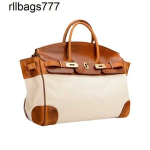 American Bags Leather Bk Canvas with Top Layer Cowhide Vegetable Tanned Fashion Bag Women's Handbag Leisure Men's