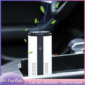 Air Purifiers YouPin New Car Negative Ion Air Purifier Jonizer Lukt Remover rökformaldehyd luftrenare för hemmet fordon240329