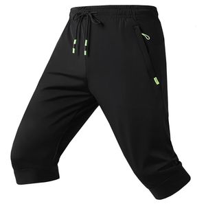 Long Shorts Men Board Quick Dry Zipper Pockets Elastane Bermuda Male Thin Lightweight Stretch Elastic Mens Summer 240329