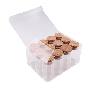 Storage Bottles 12 Pcs Corks Glass Sealed Food Grains Container Scented Tea M Tank