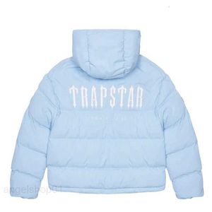 Trapstar London Decoded Hooded Puffer 2.0 Giacca nera sfumata da uomo Felpa termica ricamata con cappuccio Cappotto invernale Top 61