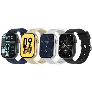 Wristwatches ZL80 Smart Watch for Men Women 123 Sports IP67 Waterproof 2.01 Fitness Tracker for Android/iOS Phones with Heart Rate Monitor 24329