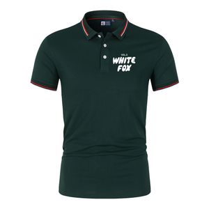 2024 Uomini di Estate di Seta del Ghiaccio Polo Manica Corta Moda Semplice Casual Risvolto Slim Fit Polo Formale Homme Streetwear Formato Asiatico S-4XL