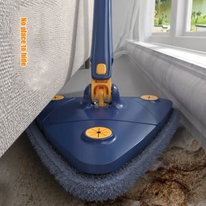 Albumy Trójkąt Squeeze czyszczenie mop 360 ° Rotatable Telescopic Cleaning pędzel mop samokontrola home podłogę narzędzia do czyszczenia okien