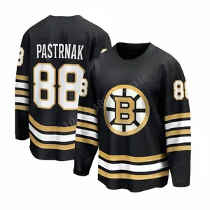 American Hockey Jersey Bost City Donna Uomo Manica Lg Maglione Felpa con cappuccio Felpa BruinsS Pastrnak 100th Anniversary G2bi #