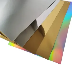 Gift Wrap Silver Metallic Cardstock Foil Cardboard A4 Size 250gsm 10 Sheets For Banner Making Invitation Card Suppliers And Holiday Decor