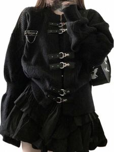 Корейские куртки-кардиганы 2023 Женская одежда Sueter De Mujer Fi Трикотаж Юбки Наборы Свитер-пальто Y2k Одежда Pull Femme d9CO #
