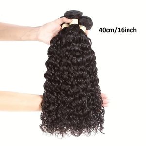 Onda de água cabelo 100% tecer encaracolado feixes de cabelo humano remy cabelo 22 24 26 pacotes tecer cabelo brasileiro cor natural 10a 3 pacotes