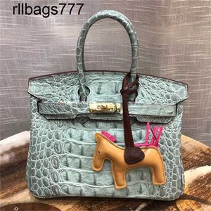 Bag Luxurys Leather BK Fashion Crocodile Bone Grain Cow Case Women's Fashion Portable Shoulder Messenger