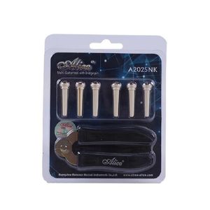 Alice Multi Guitar Bridge Pins Puller Tools Strings Cutter Hoister Function Guitar Accessories and Parts A2025NK