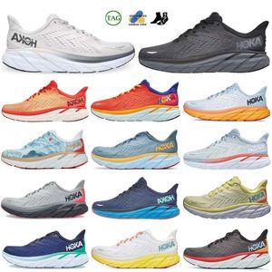 2024 Hokkaa One Bondi 8 Running Shoes Womens Platform Sneakers Clifton 9 Men Women Blakc White Harbor Mens Women Trainers Runnners 36-48