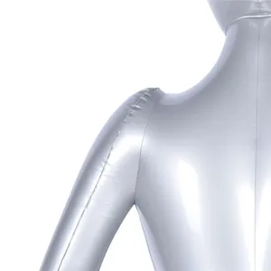 Decorazione del partito 1 pz Uomo Completo Corpo Manichino Gonfiabile Manichino Maschio Torso Abiti su misura Modello Display Portatile Top Collane Vendita al dettaglio