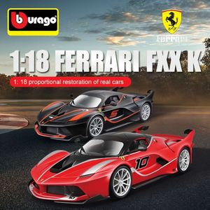 Burago 1:18 EVO FXXK литой автомобиль из сплава, модель автомобиля, коллекция игрушек, подарок