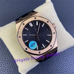 APS Factory V2 Rose Gold Super Edition Watch 15500 41mm Automatic Mechanical Men's Watches 4302 Movement 316L Stainless Steel Top Quality Waterproof Wristwatches