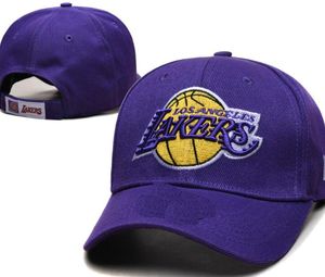 Los Angeles „Lakers“Ball Caps 2023-24 Unisex Luxus Mode Baumwolle Champions Baseball Cap Snapback Hut Männer Frauen Sonnenhut Stickerei Frühling Sommer Cap Großhandel A9