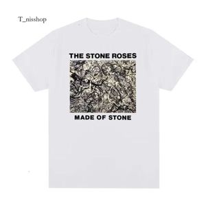 メンズTシャツThe Stone Roses VintageTシャツのアルバムカバーは、綿の男性TシャツTシャツレディーストップ123になりたいです