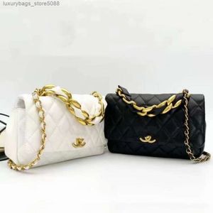 Women's Handbag Designer Sells Women's Bags at 50% Discount Womens New Trendy Small Soft Leather Square Fat Man Chain Bag Fashion Thick Shoulder