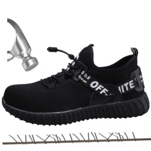 Boots 2019 Summer Men and Women Steel Toe Air Mesh Safety Boots Puncture Work Sneakers Sapatos de segurança de homens respiráveis ao ar livre