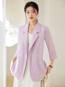 Women's Suits S-4XL High Quality Summer Women Small Suit Lady Jacket Casual Coat Clothing Korean Office Blazer Top 1piece