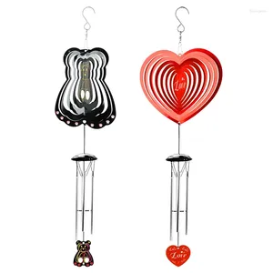 Decorative Figurines Wind Chime Bell Valentine's Day Decoration Windchime Hanging Ornament For Wedding