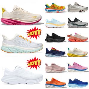 2024 nuovo prodotto scarpe da corsa per uomo donna scarpe da ginnastica firmate Clifton 9 Bondi 8 triple nero bianco grigio canzone estiva cielo costiero uomo donna scarpe da ginnastica sportive all'aria aperta