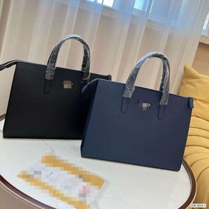 Bolsa tote de couro Saffiano nova bolsa masculina no exterior, couro genuíno, um ombro, pasta horizontal, bolsa crossbody, bolsa para computador empresarial