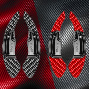 Carbon Fiber Steering Wheel Shift Paddles Interior Gear Shifter For Acura MDX ILX RDX TLX CDX RLX