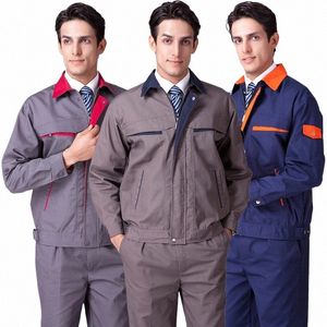 春の作業服ジャケットパンツワーカースーツ安全溶接
