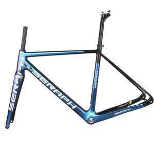 Quadros de bicicleta Bikeframe Tantan Super Light Gravel Frame Gr029 Thru Axle Disc Brake Bicicleta de carbono Todo o tamanho em estoque Drop Delivery Sports Dh64C