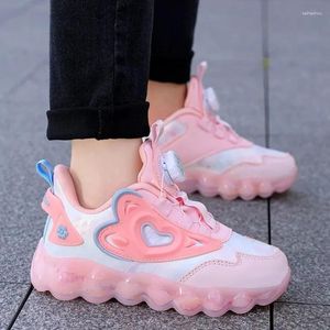 Sapatos casuais 2024 crianças tênis meninas moda rosa preto plataforma crianças escola correndo esportes tênis menina