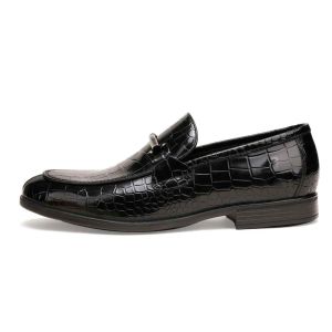 Casual Dress for Men, Men's Classic Loafers Party Shoe Buckle Business Slip on Penny Loafer