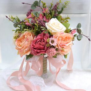 Decorative Flowers Wedding Banquet Event Artificial Flower Bouquet Simulation