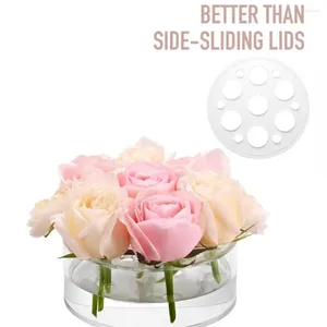 Vaser Hydroponic Flower Holder Transparent Vase Elegant Round Acrylic For Wedding Party Centerpiece Dining