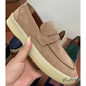 Loro Piano Shoes Years New Lp Mens Shoes 23 Thick Sole Lefu Shoes Lazy Flat Bottom Casual Shoes Fashion Soft Sole Bean Shoes Designer Luxury Shoes 6544