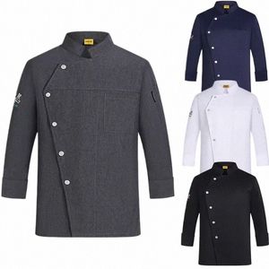 chef uniforme uomo donna cucina cuoco giacca ristorante panetteria cameriere vestiti a7AJ #