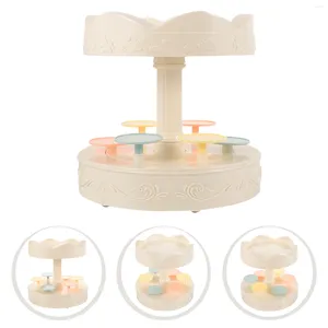 Set di stoviglie Macchina per dessert rotante Porta di sushi rotante automatica Sospi di supporto per supporto per supporto del giradischi automatico