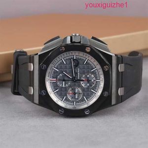 Лучшие наручные часы AP Royal Oak Offshore 26405CE.OO.A002CA.01 Автоматические машины Черные керамические роскошные мужские часы