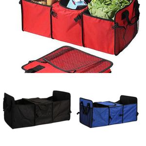 Upgrade Foldable Car Trunk Organizer Food Beverage Storage Bag Stowing Tidying Multi-Function SUV Container Keep Warm Cold Insulated Box