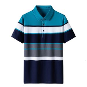 Mens Classic Polo Shirt Cotton Sleeve 2023 Summer بالإضافة إلى 4XL 240328 كبير الحجم