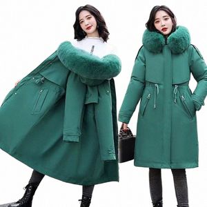 lg Parkas Winter Jacket Women Parka Fur Hooded Jacket 2023 New Female Fur Lining Thick Distachable Parkas Snow Wear Coats z7OP#