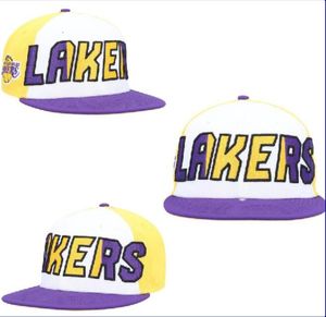 Los Angeles „Lakers” czapki 2023-24 unisex luksusowy moda bawełna bawełniana czapka baseballowa kapelusz snapback hurt haft haft hurtowy wiosna letnia czapka hurtowa a7