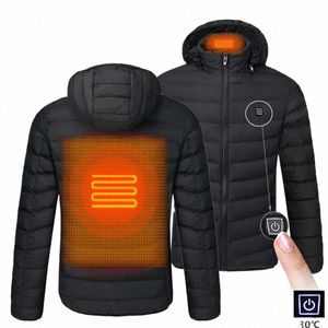 Winter Beheizte Jacken Männer Thermische Heizung Kleidung Outdoor Mantel USB LG Ärmeln Heizung 2021 Mit Kapuze Jacken E8bK #